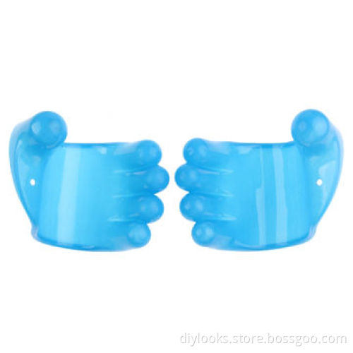 Silicone and Plastic Multifunction Human Body for Hands Massage MittsNew